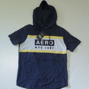 Aeropostale mens hooded tee